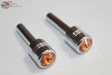 Amber Deluxe Swarovski Diamond Door Lock Knobs Custom Truck Hot Rat Street Rod