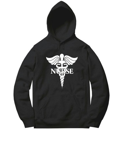 Pull unisexe infirmière symbole infirmier hommes femmes veste pull à capuche long - Photo 12/18