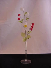 GLASS FLOWERS MULTI COLORS