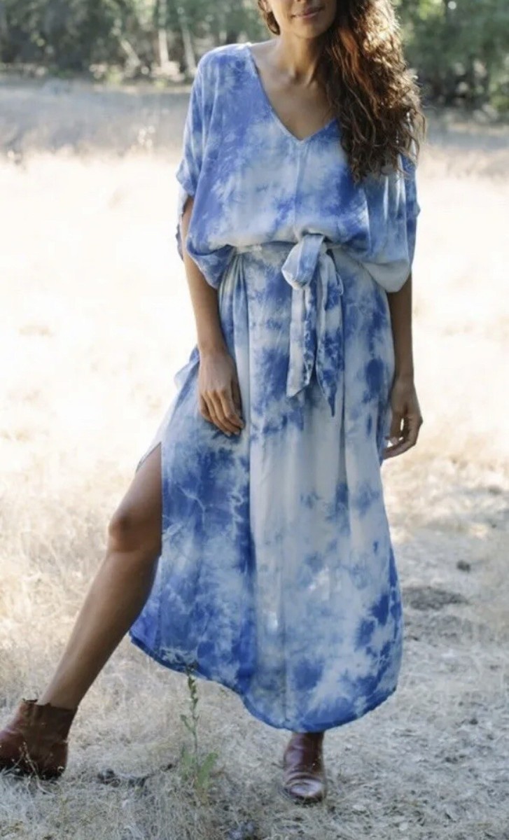 blue and white tie dye dress RACHEL PALLY Rae Size XSmall BNWT Size:Custom size 110×110cm generous A Best Dresses Online Dutton Ranch Beth Dutton