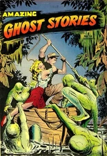 Amazing Ghost Stories 14 Comic Book Cover Art Giclee Reproduction on Canvas