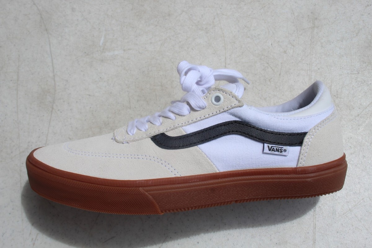 Vans Skateboarding Pop Cush 721356 White Suede Casual Shoes