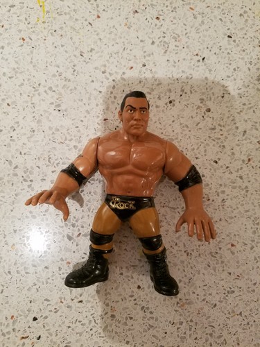 WWE Mattel Retro The Rock WWF hasbro style...