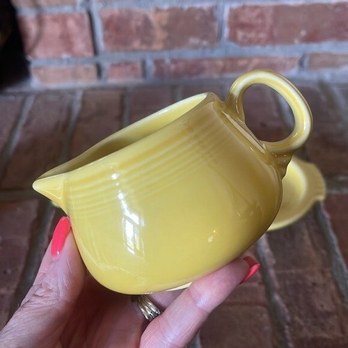 Fiesta Sunflower Yellow Sugar Cream Tray Set - Picture 6 of 9