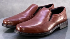 Bostonian Common Wealth Men's Dress Loafers Shoes Size 8 (W) Wide Leather EUC