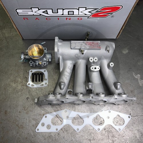 Skunk2 Pro Intake Manifold & 74mm Throttle Body for Honda Acura LS B18 B20 - Picture 2 of 7