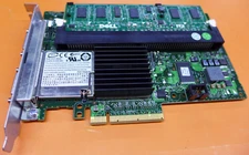 Genuine Dell Perc 6/E PCI-E 512MB SAS Raid Controller Card Battery KR174 J155F