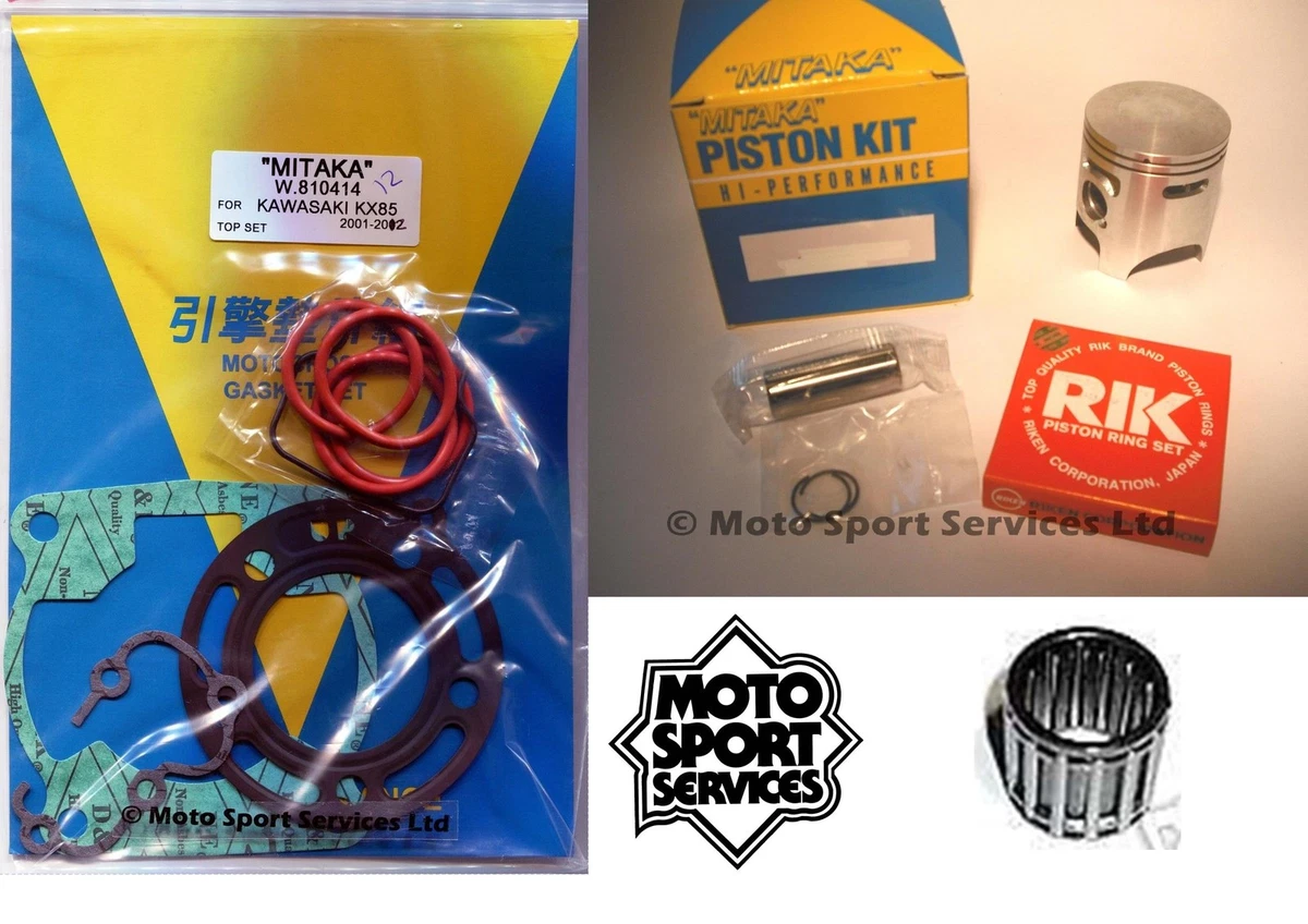 Kit Piston Top End D48,5 Pour Kawasaki KX 85 2001-2013 - Réf 8VTK23637A - NEUF