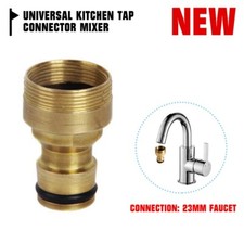 Universal Kitchen Tap Thread Connector Mixer Garden Hose Adaptor Faucet Fitting-