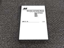 JLG 600S 600SJ 660SJ Boom Lift Safety Owner Operator Manual User Guide