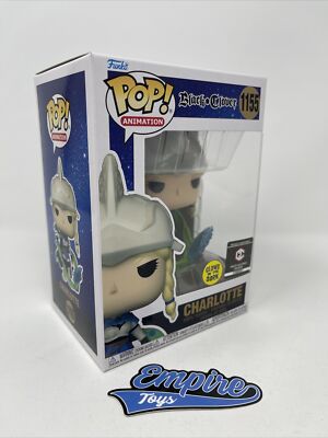 Charlotte #1155 Black Clover Chalice Collectibles Glow Funko Pop! Free Shipping