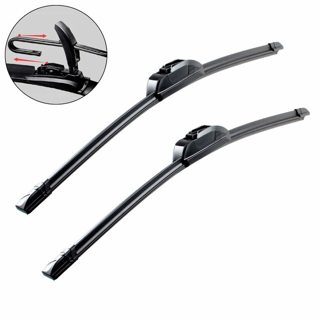 NEW For Honda Civic Sedan 20122015 Windshield Wiper Blades U & J hook