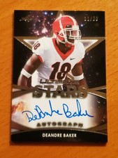 2019 Leaf Ultimate Future Stars Auto Silver Deandre Baker Georgia #'d 11/2