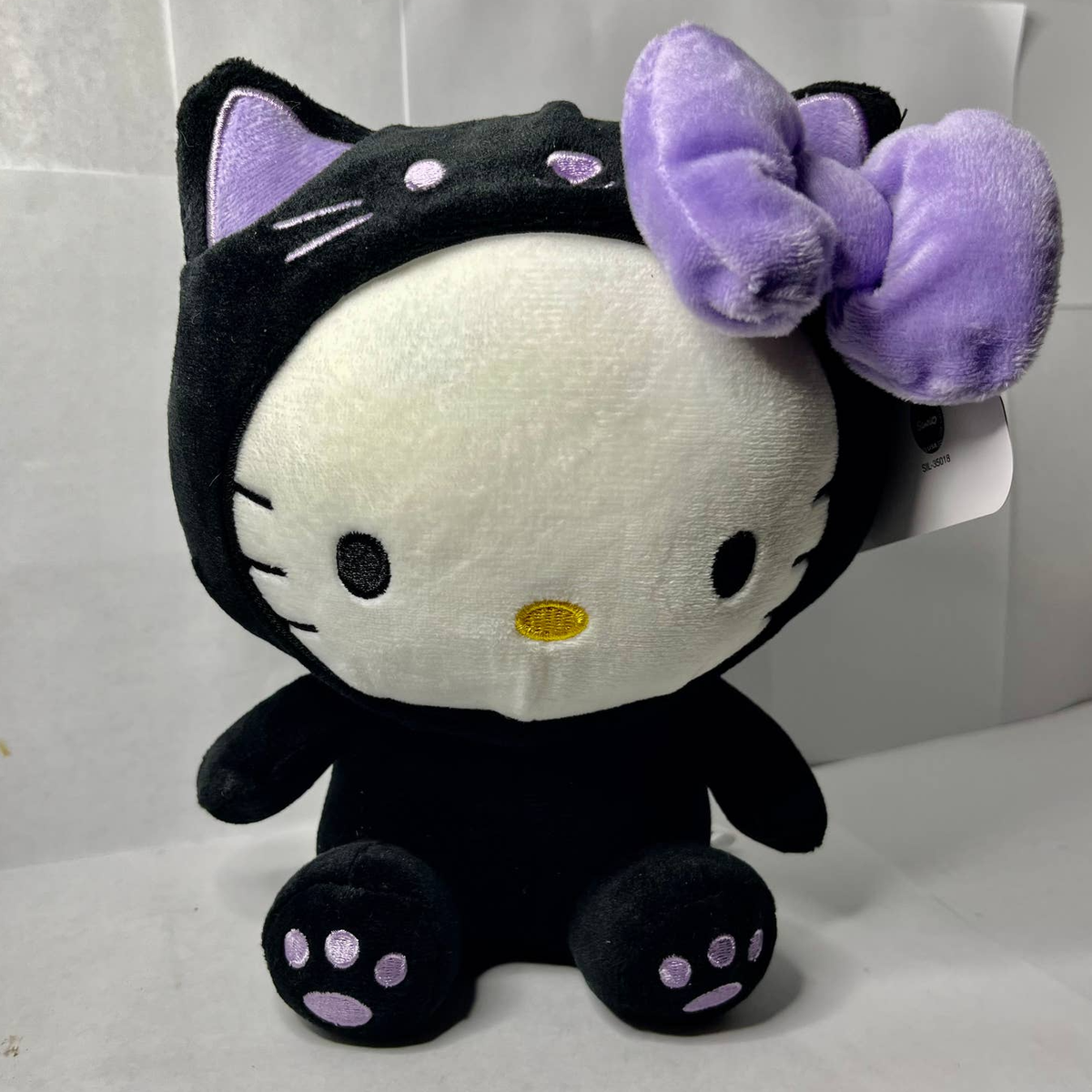 NWT Sanrio Hello Kitty Halloween 2023 Purple Bow Black Cat Costume