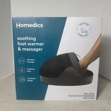 Homedics Vibration Massager w/ Soothing Heat  Foot Warmer Brand New