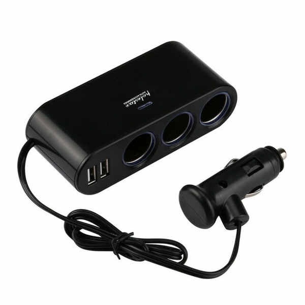 3 Way Dc12/24v Multi Socket Car Cigarette Lighter Splitter USB Port Plug Charger for sale online 3 Way Dc12/24v Multi Socket Car Cigarette Lighter Splitter USB Port Plug Charger for sale online