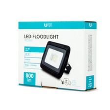 LED Outdoor Lighting Mount Spotlight House Hof Garden Flood 10W 4500K Pw Black