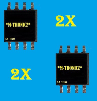 2X   EMERSON  LF320EM4 A   A4AFQUT  BA4AFPG0201 1    EEPROM  CHIP  IC3006     