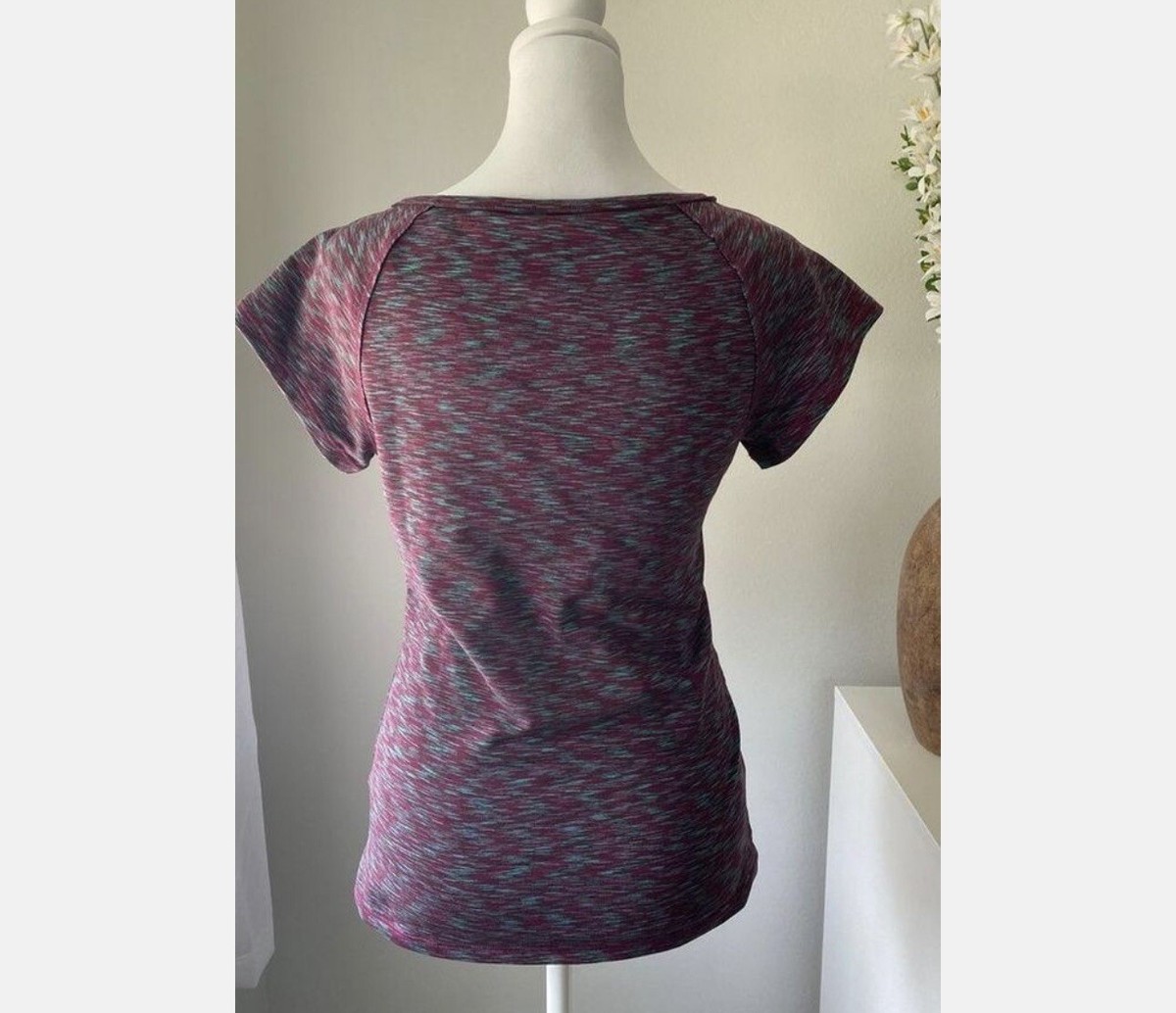 REI SZ XS SO SOFT KNIT TOP / TEE IN PURPLE TURQUOISE MINT | eBay