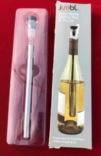 Wine Bottle Chilling Rod and Pourer in Box, Instructions on Box, New Price