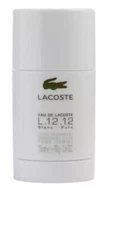 Lacoste Eau De Lacoste L.12.12 Blanc Pure Deodorant Stick 2.4 oz for Men