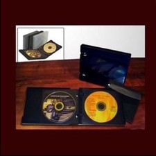UniKeep CD/DVD 12-SLE Disc Storage Wallet Black w/6 pgs-Limited Edition