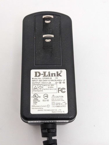 D-Link CF0605-B Router Power Supply (Input 100-240V, Output: 5V 1.2A) - Picture 2 of 3