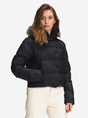 THE NORTH FACE　SHORT COMPACT JACKET NWT The North Face Women's New Dealio Short Down Jacket w/ Fur
