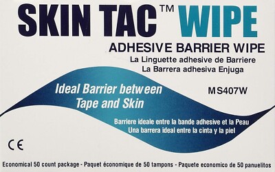 Skin Tac Adhesive Barrier Wipes - 1 Box of 50 Each