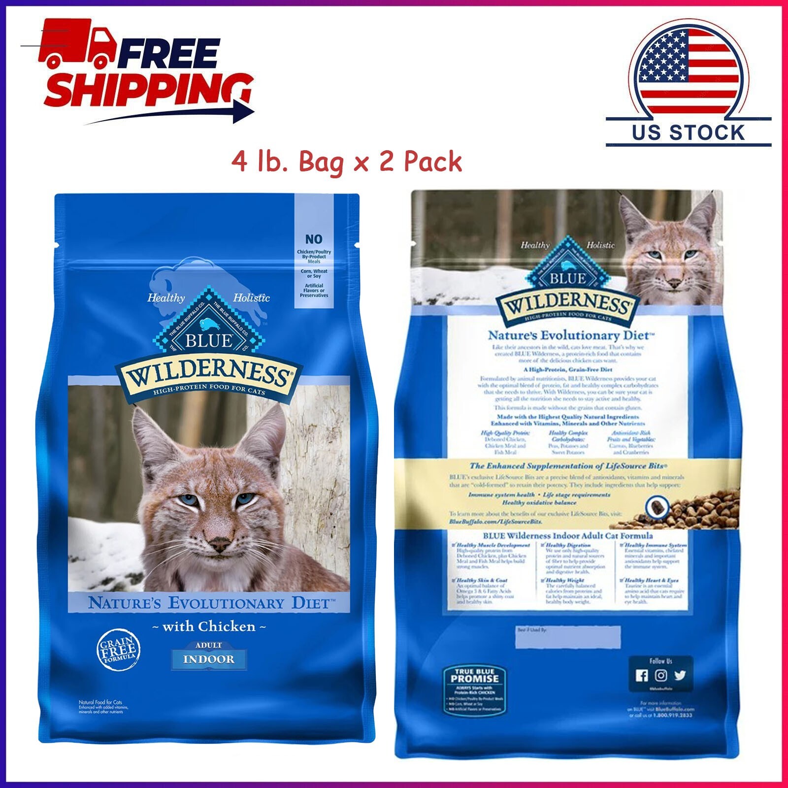 blue wilderness indoor chicken cat food