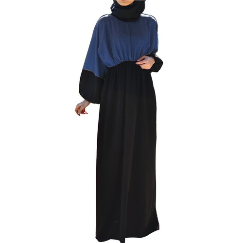 Muslim Modest Kaftan Islamic Abaya Women Long Dress Ramadan Caftan Party Gown - Picture 27 of 29