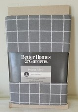 Better Homes Gardens Gray White 100 Cotton 72" x 45", 2 Yd Precut Fabric