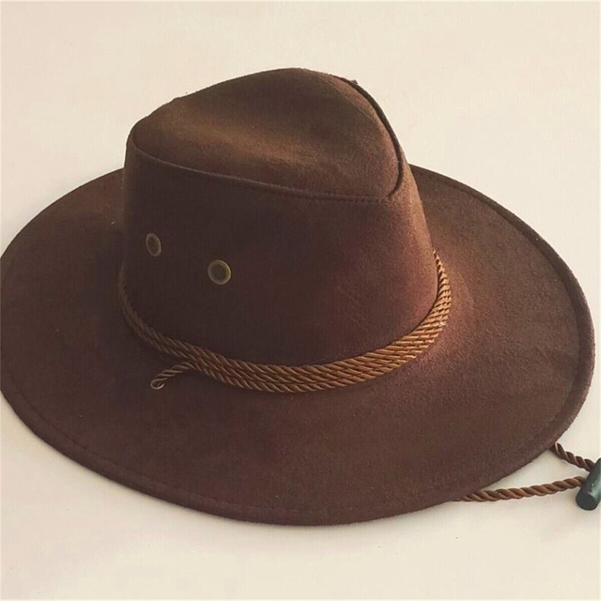 1859 Foldable Suede-like Hat For Men & Women- Wide Brim Sun Linen Sun Hat: Wide Brim Rust Cotton Blend Beach Hat - Etsy main image 3