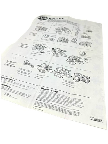 MASK Anleitung BULLET +Poster PROSPEKT 1985 - M.A.S.K Vintage - INKgrafix Toys A - Picture 4 of 9