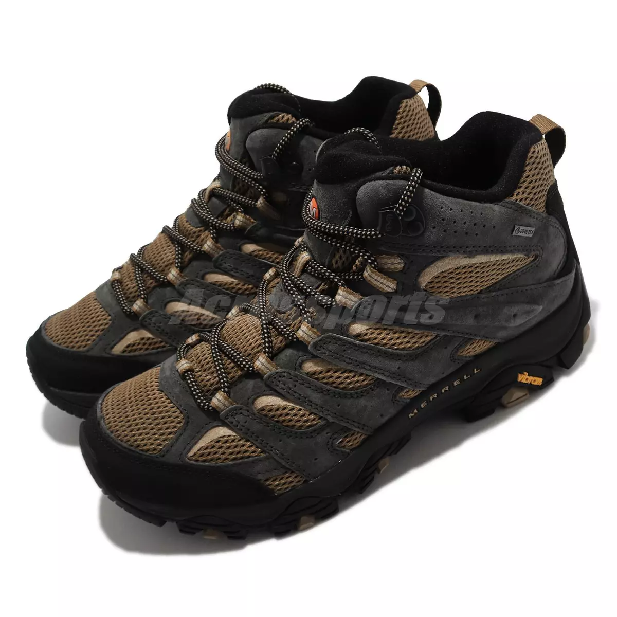 Merrell Moab 3 Mid GTX Gore-Tex Grey Khaki Men Outdoors Hiking Shoes J036251