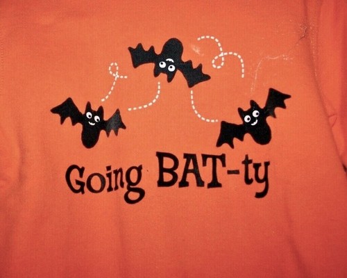 Kids Unisex Halloween Long Sleeved Sweatshirt Orange Size 4T - Picture 4 of 5