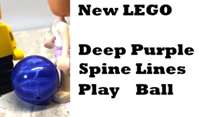 New LEGO Ball Sports Kick Deep Purple Spine Lines Yoga Ball Sit On Exercise Fun