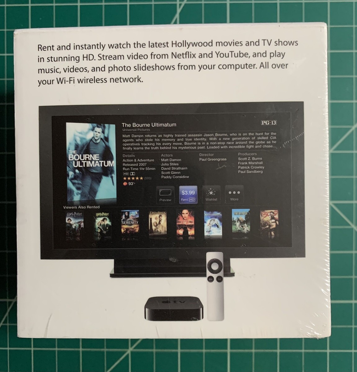 Apple TV (2nd Generation) 8GB Media Streamer - A1378 for