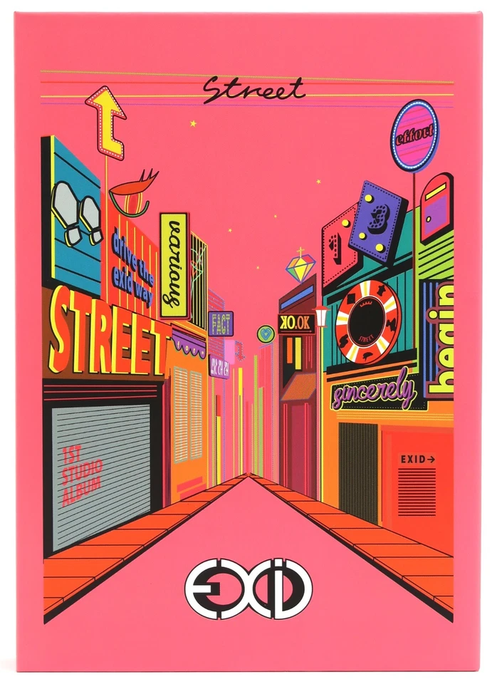 EXID - Street 1st Studio Album CD + Hyelin Photocard K-Pop 2016 Foto 2 de 4