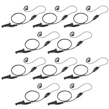 10 pcs Police Security C-Shape Earphone for Motorola XiR P8268 P8260 P8208 P8200