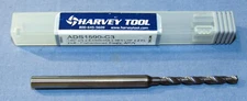 HARVEY TOOL carbide Drill 4.038mm(.159") Dia. x 1.535" FL 6mm Shank 100mm OAL