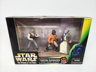 Star Wars Power of the Force POTF2 Cantina Showdown Dr Evazan Ponda Baba Obi-Wan