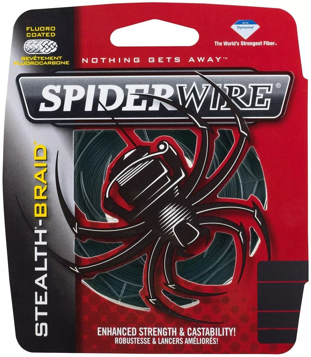 SPIDERWIRE STEALTH Moss Green Braided Fishing Line 40 LB Test and