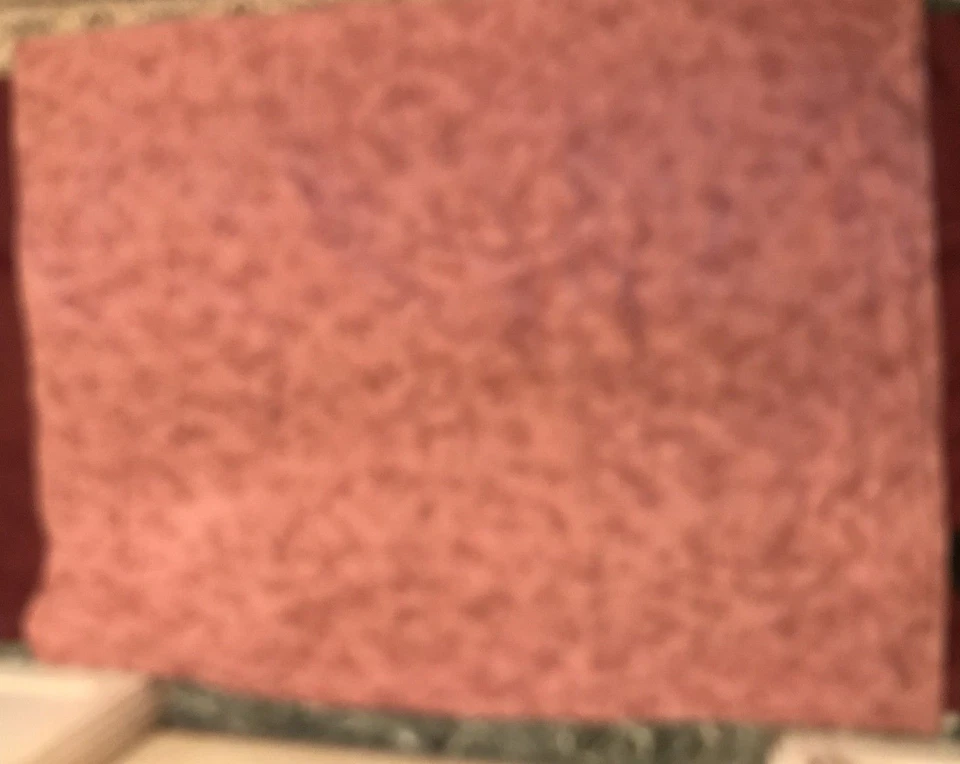 Лоскутное одеяло на коленях 36 x 42 белое розовое с цветочным узором Geometci мягкое б/у - Изображение 3 из 4