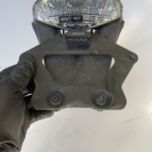 Ducati Monster 1100 2009 Rear tail brake light plastic fender *damage - Picture 3 of 12