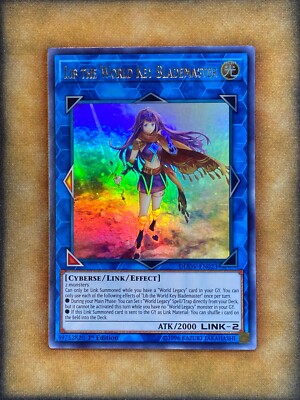 Yugioh Lib the World Key Blademaster DUOV-EN023 Ultra Rare 1st Ed NM