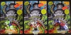 DARING DINOS ADVENTURERS FIGURES LOT. FRANKEN-SAURUS VAMPIRE A DACRYL + SKATE O