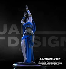 1/24 9cm tall Saadiya 3D Print Model Unpainted Garage Kit statue mini Figure