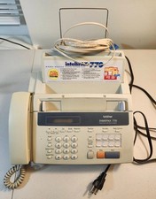 Brother IntelliFax 770 Home/Office Fax Machine Tested but FAX No phone line READ