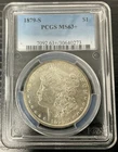 1879-S Morgan Silver Dollar PCGS MS-63+